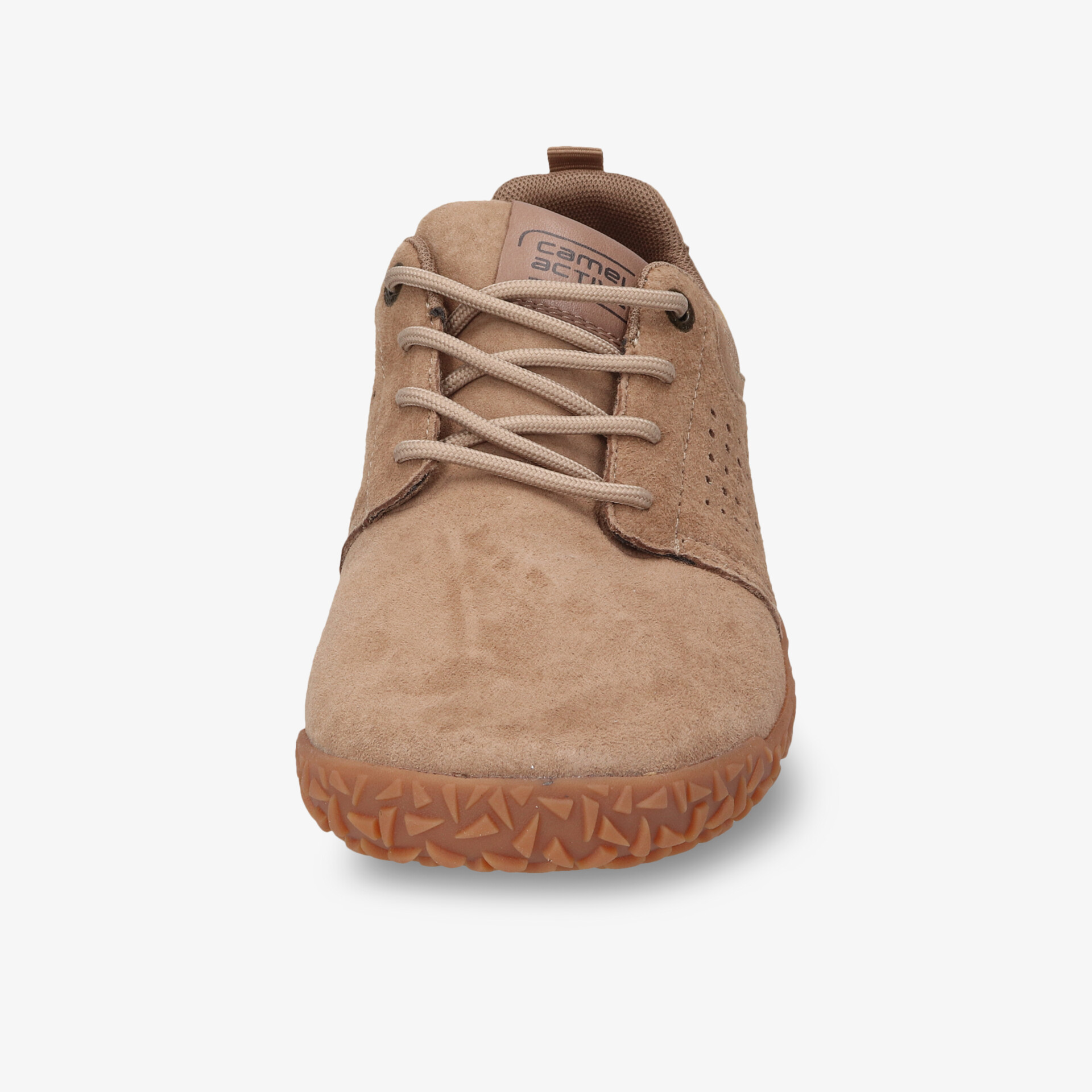 Bequemer und robuster Schuh mit schnürsenkeln und rutschfester Sohle für den Alltag
