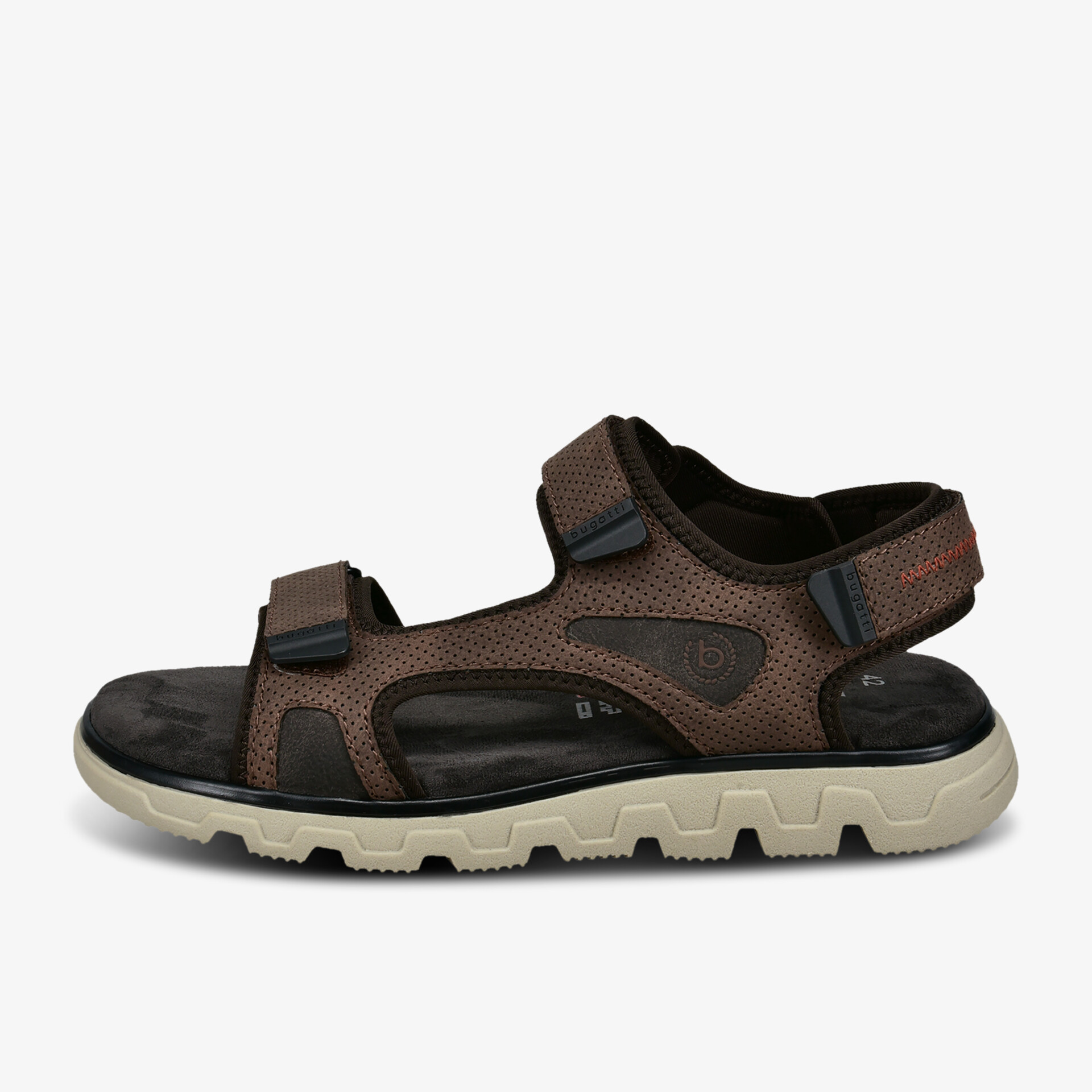 Bequeme Sandale mit verstellbaren Riemen und dämpfender Sohle, ideal für vielseitige Aktivitäten.