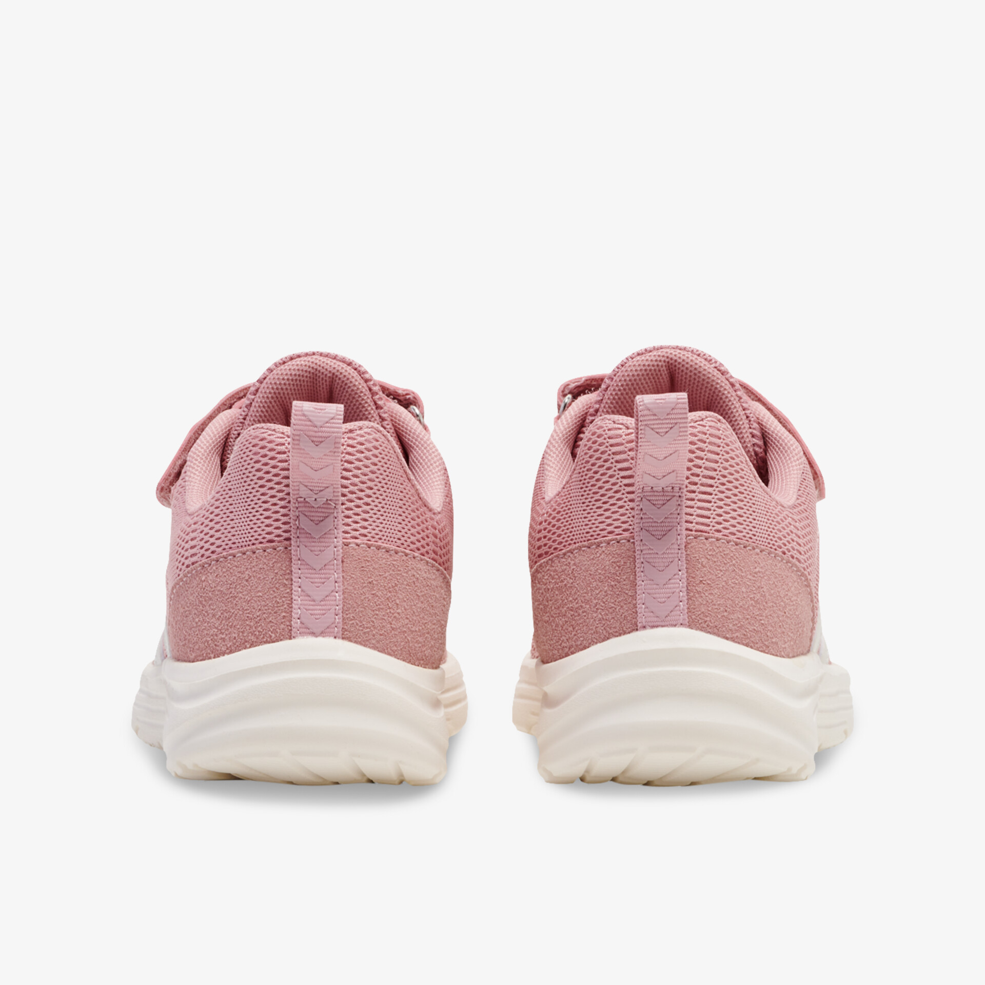 Leichte, atmungsaktive Sportschuhe in Rosa mit gepolsterter Sohle und rutschfestem Profil, Rückansicht