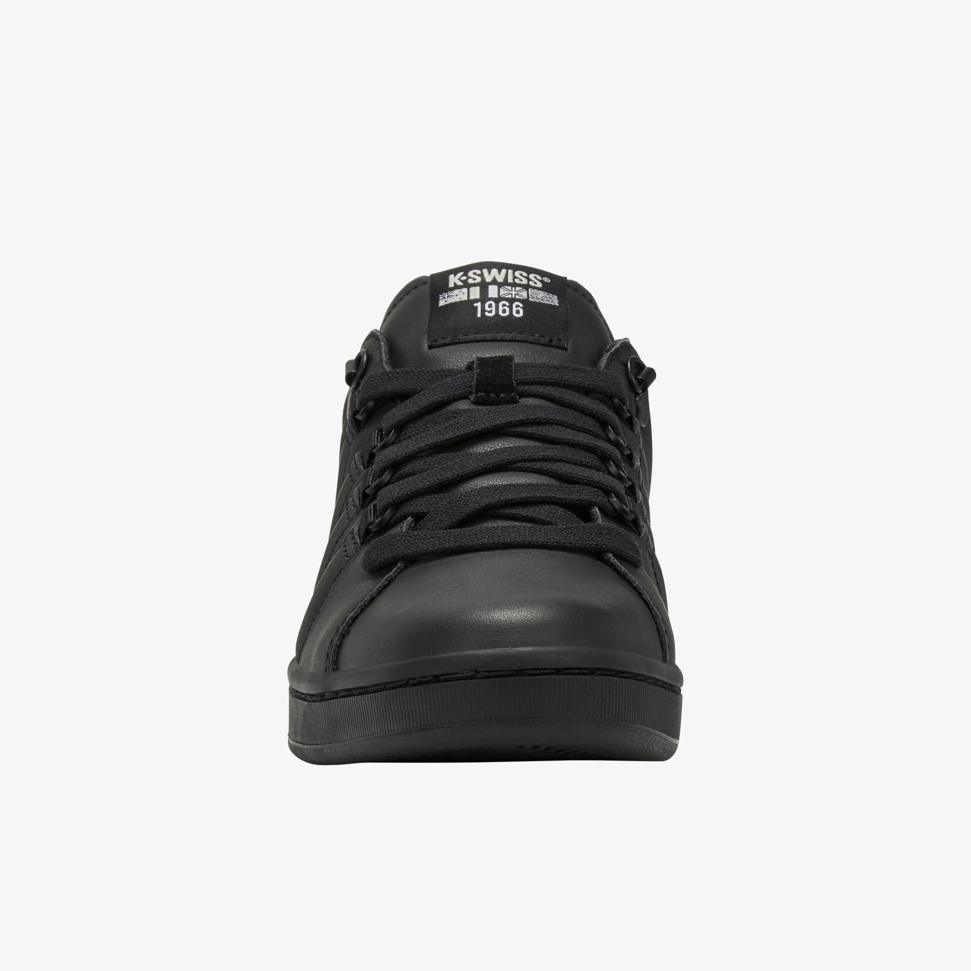 Schwarze Sneaker mit klassischem Design und bequemer Passform. Perfekt für Freizeit und tägliche Aktivitäten.