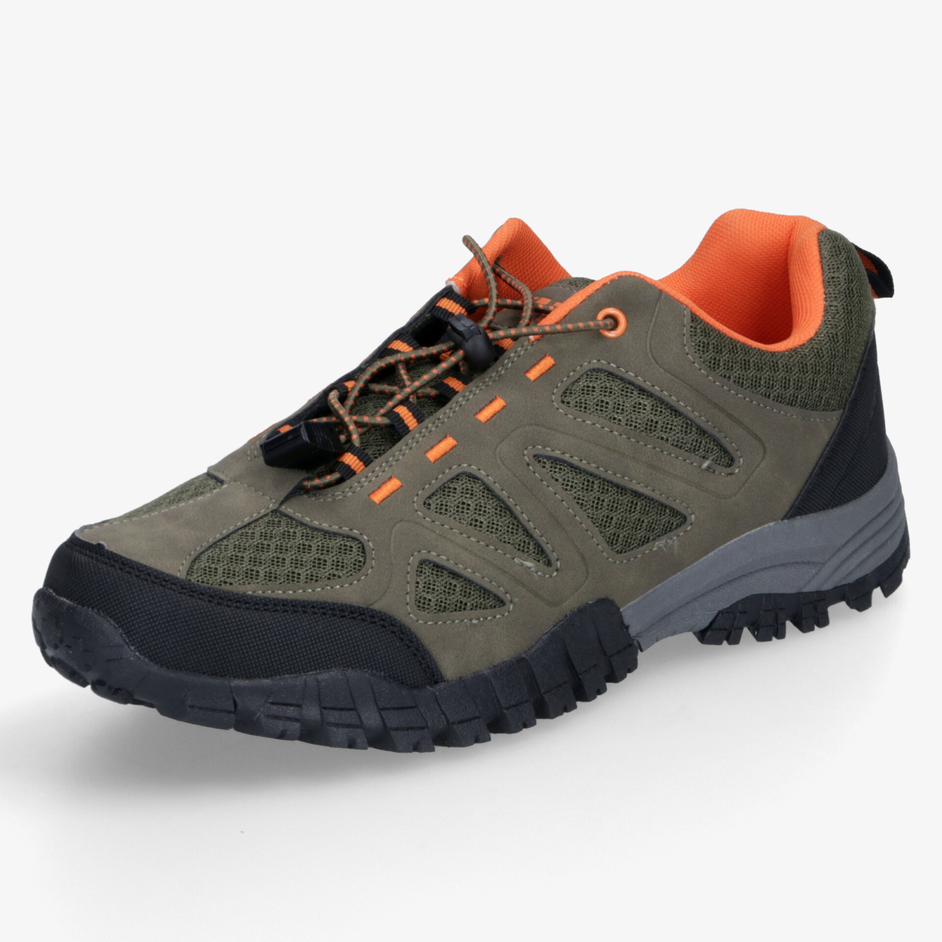 Robuster Outdoor Wanderschuh mit atmungsaktivem Material, gepolsterter Innensohle und rutschfester Profilsohle