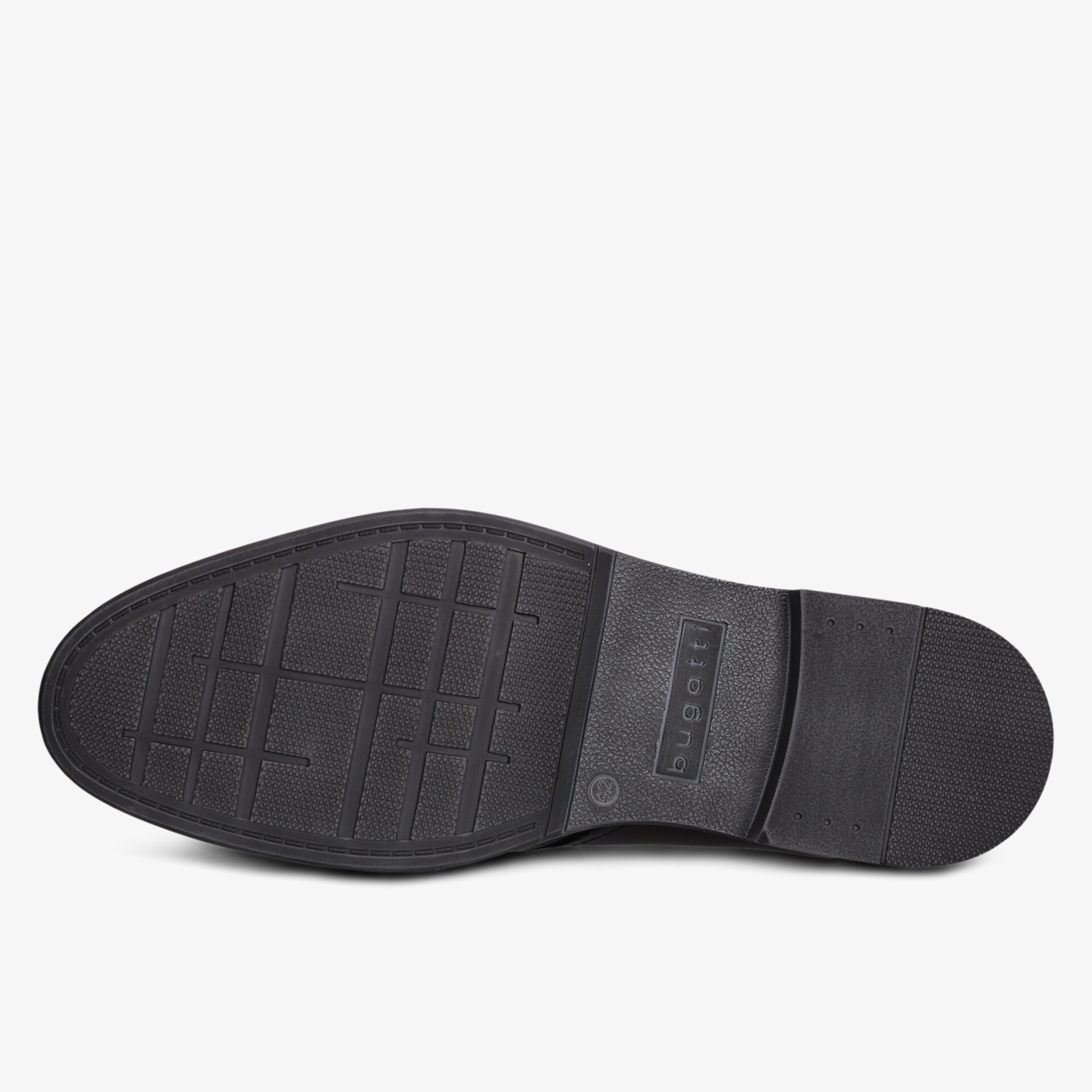 Robuste und rutschfeste Schuhsohle mit strukturierter Profilierung für optimalen Halt und Komfort