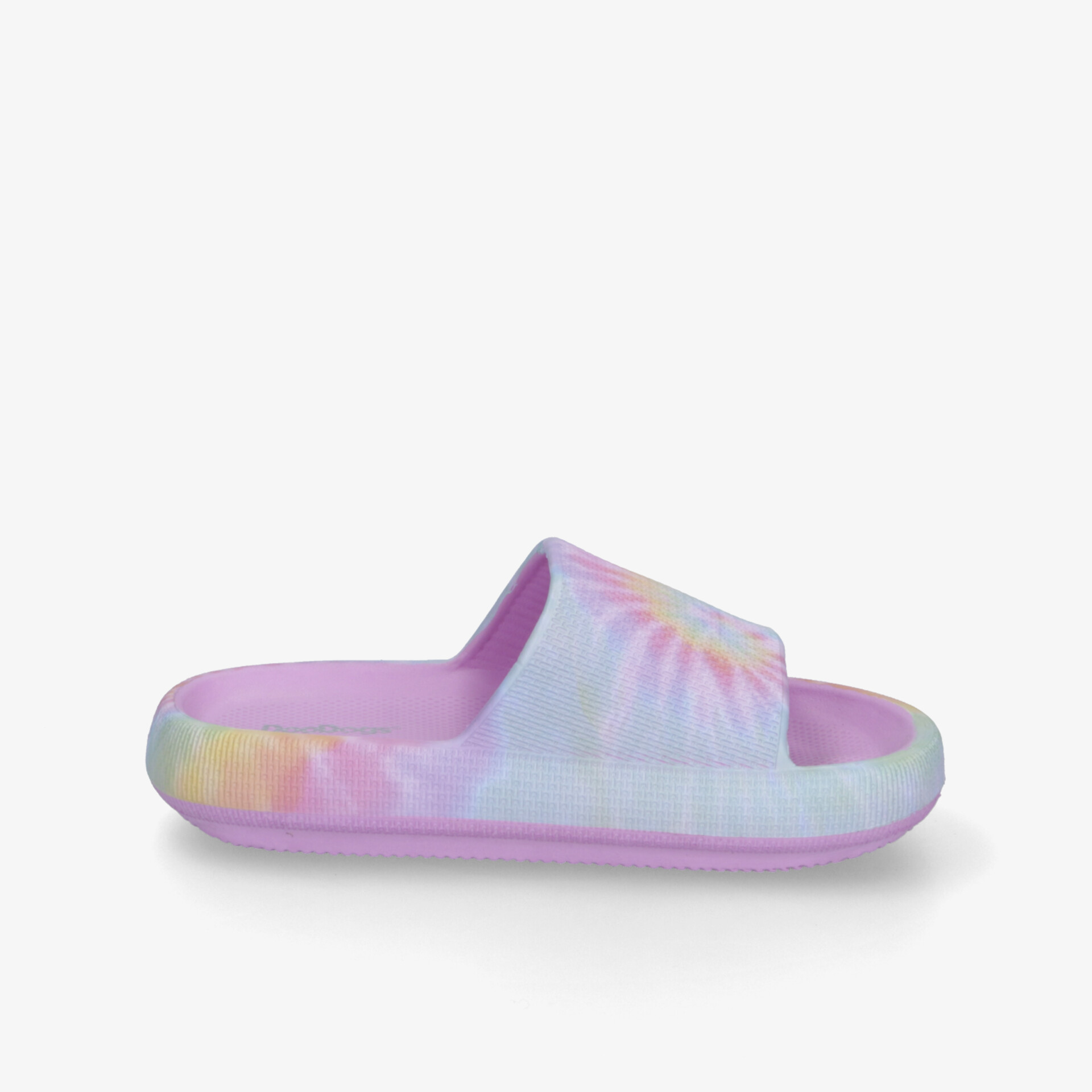 Bequeme bunte Badelatschen in Pastellfarben mit weicher Sohle und offenem Design für vielseitigen Einsatz