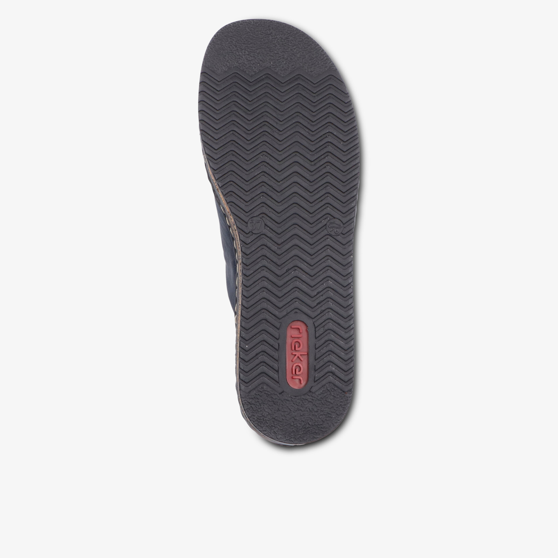 Robuste und rutschfeste Schuhsohle mit profiliertem Design für optimalen Halt und Tragekomfort