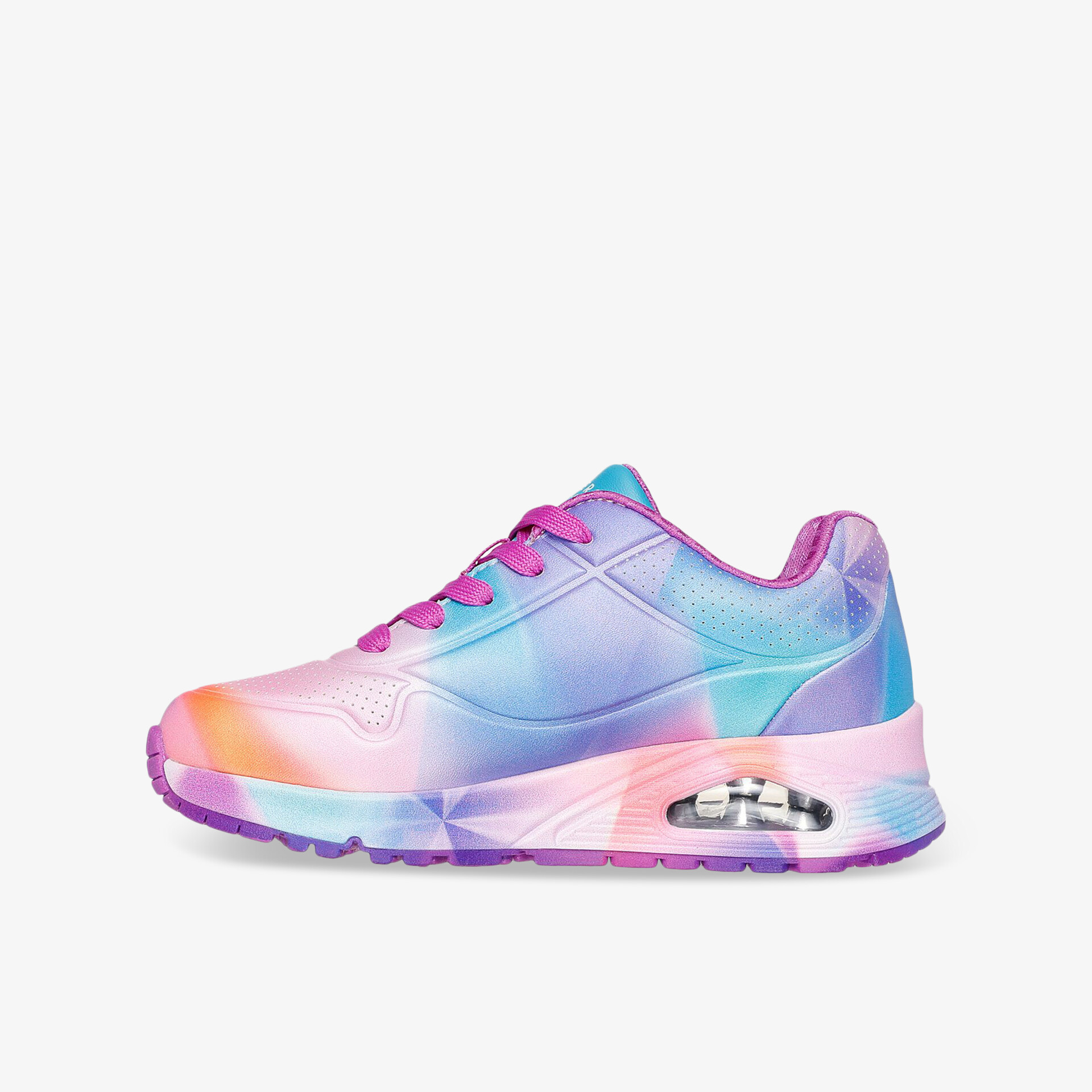 Farbenfroher Sneaker mit sichtbarem Luftpolster, bequem und leicht für sportlichen und stylischen Look