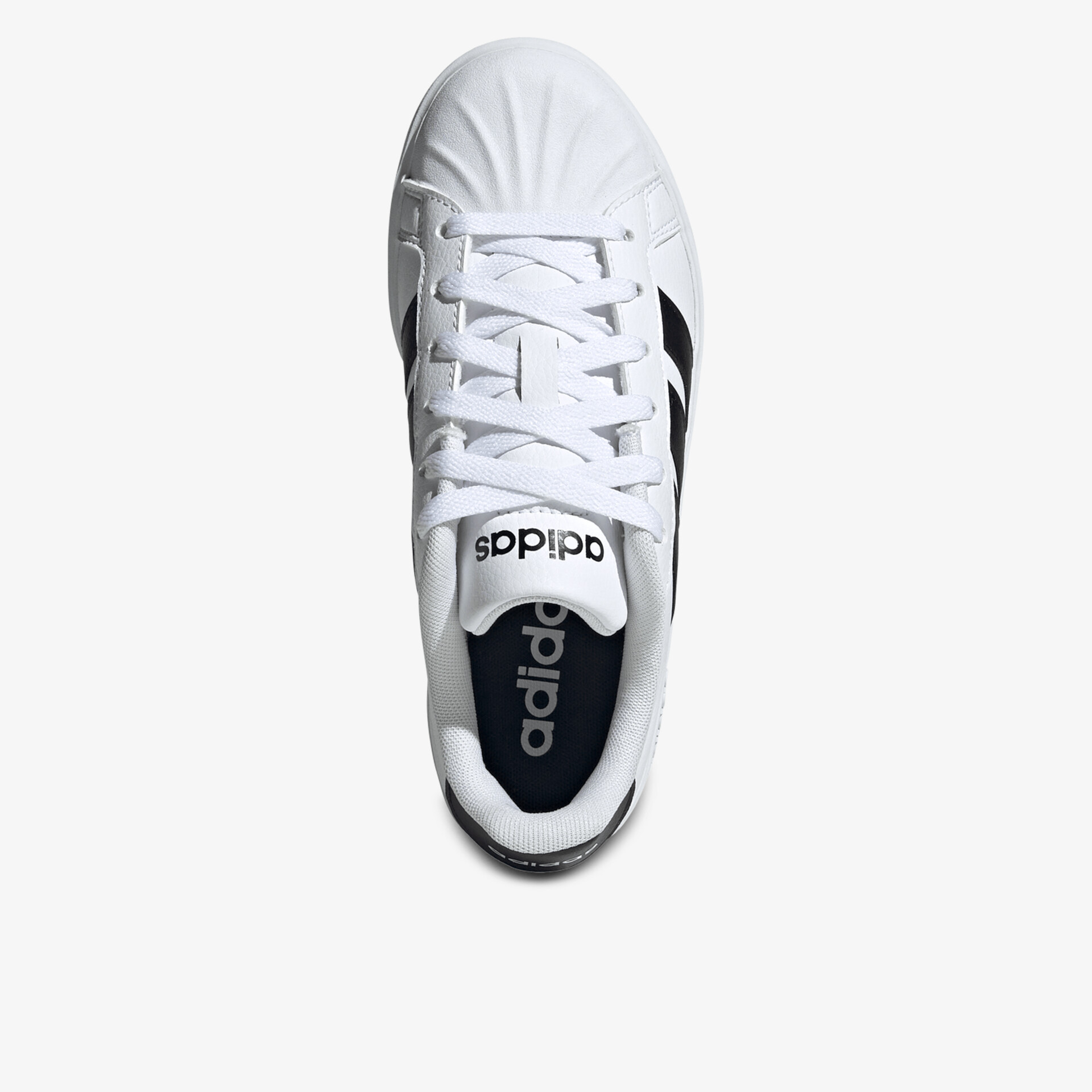 Weiße Sneaker mit klassischer Schnürung, komfortabler Passform und reduziertem, zeitlosem Design