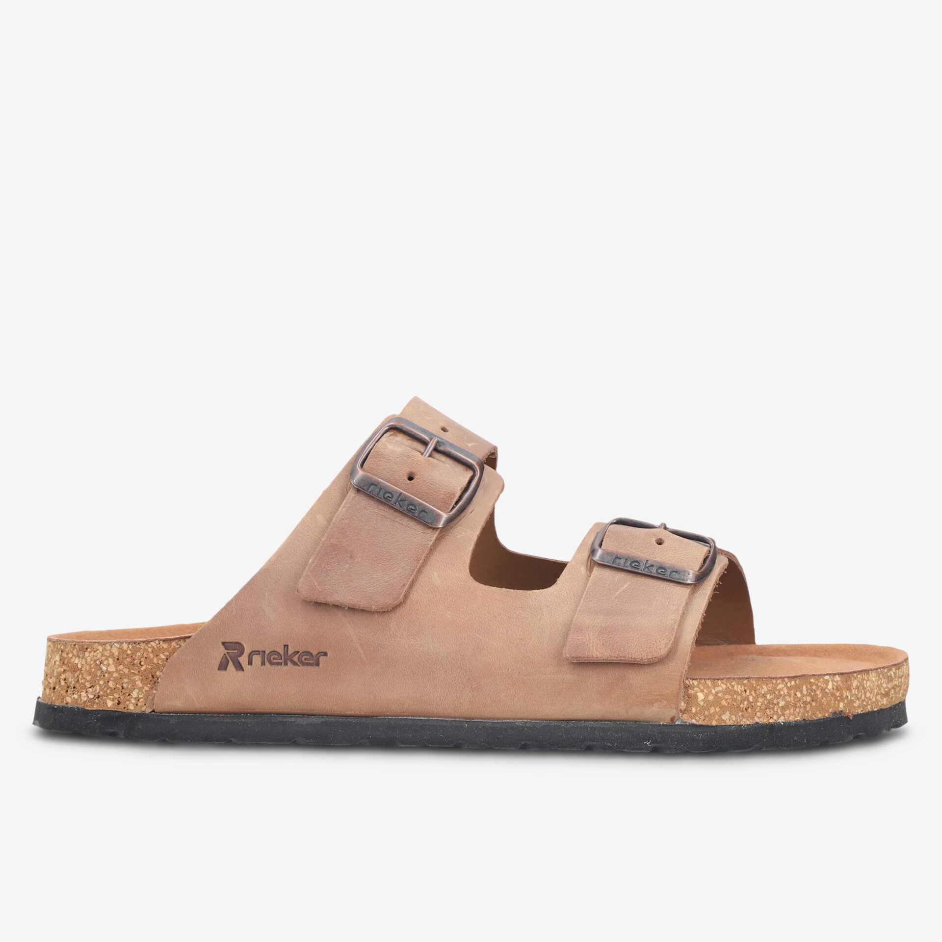 Bequeme Sandale mit verstellbaren Schnallen und Kork-Fußbett für optimalen Tragekomfort