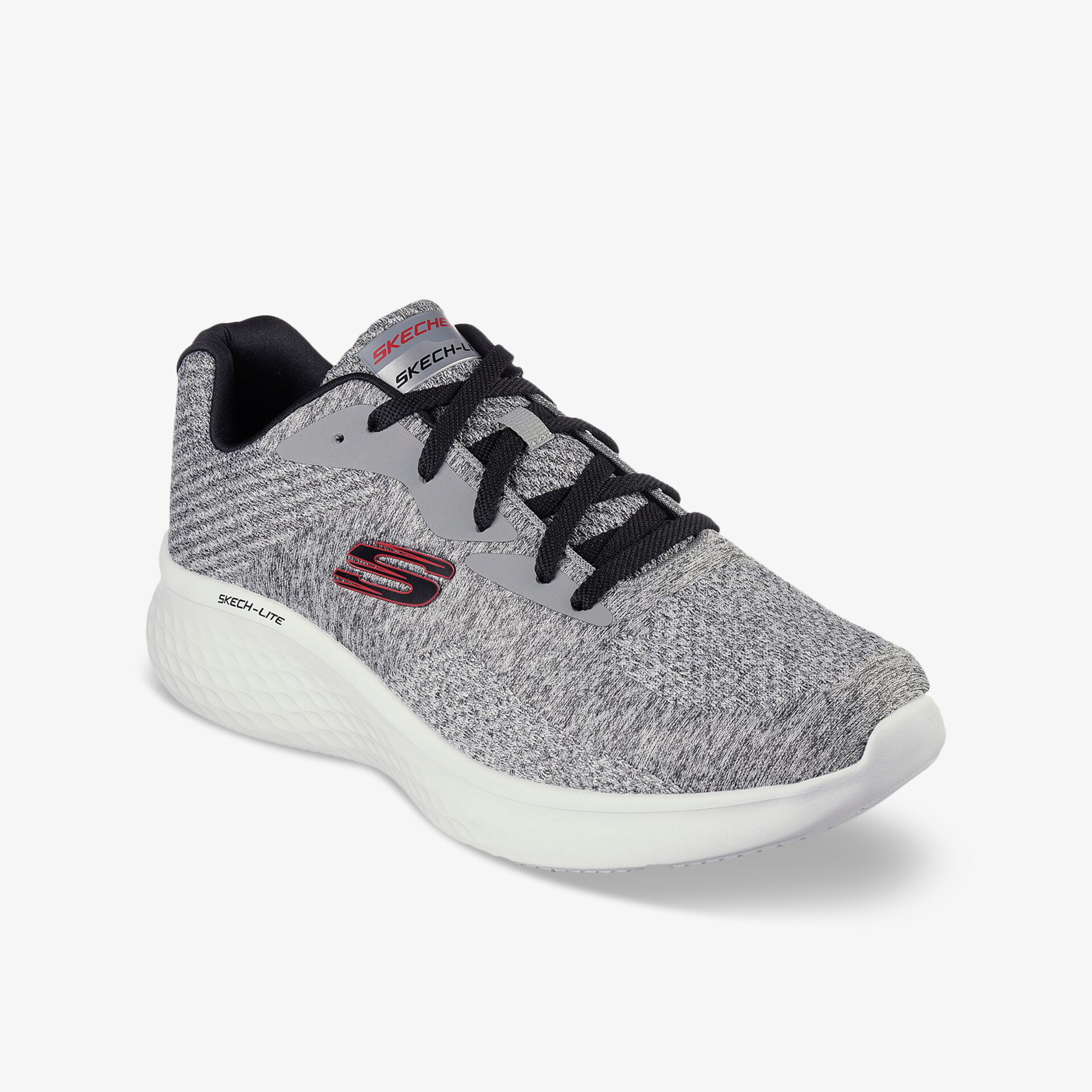 Leichter grauer Sportschuh mit atmungsaktivem Material und gepolsterter Sohle für optimalen Tragekomfort