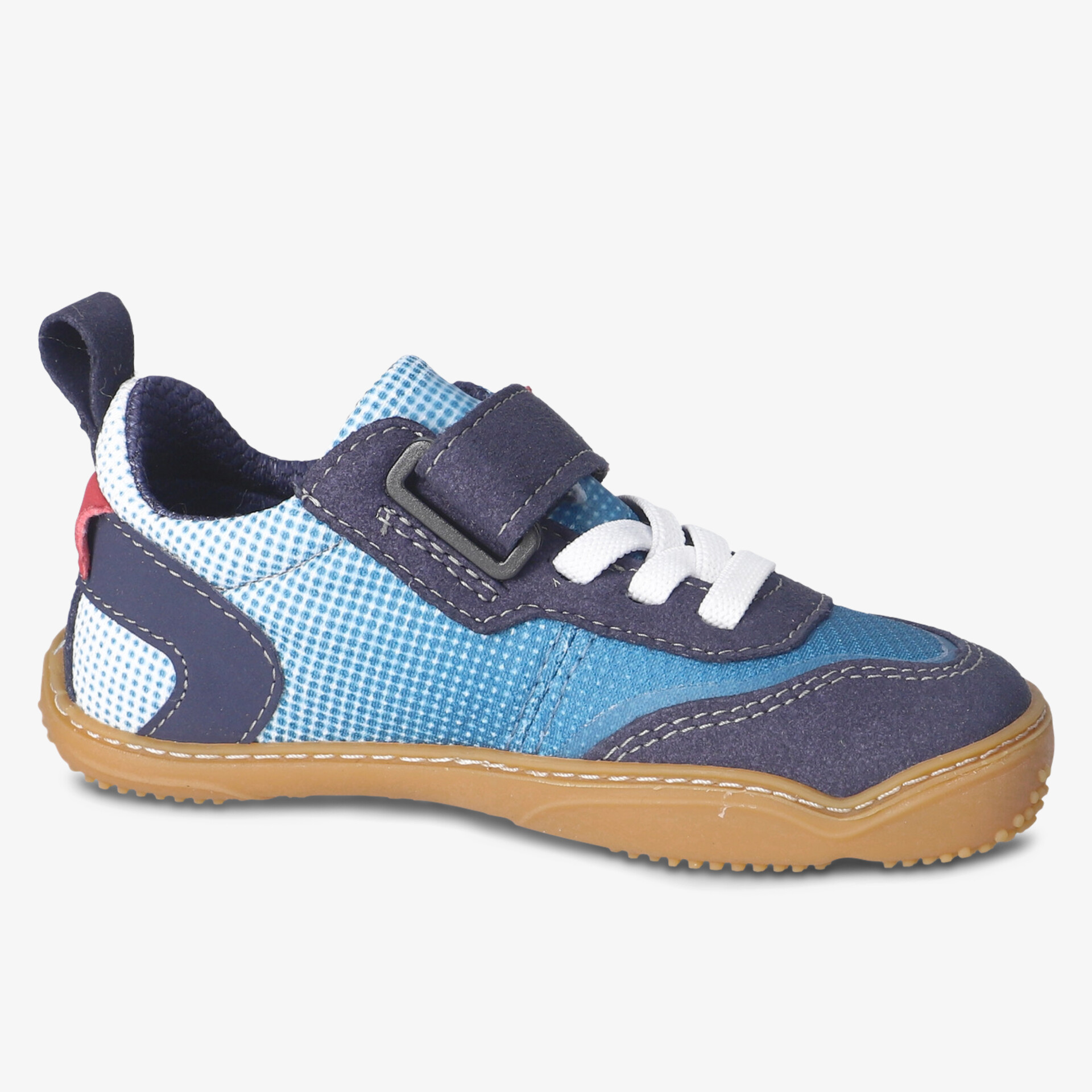 Stylischer Sportschuh mit Klettverschluss und rutschfester Sohle für besten Komfort.