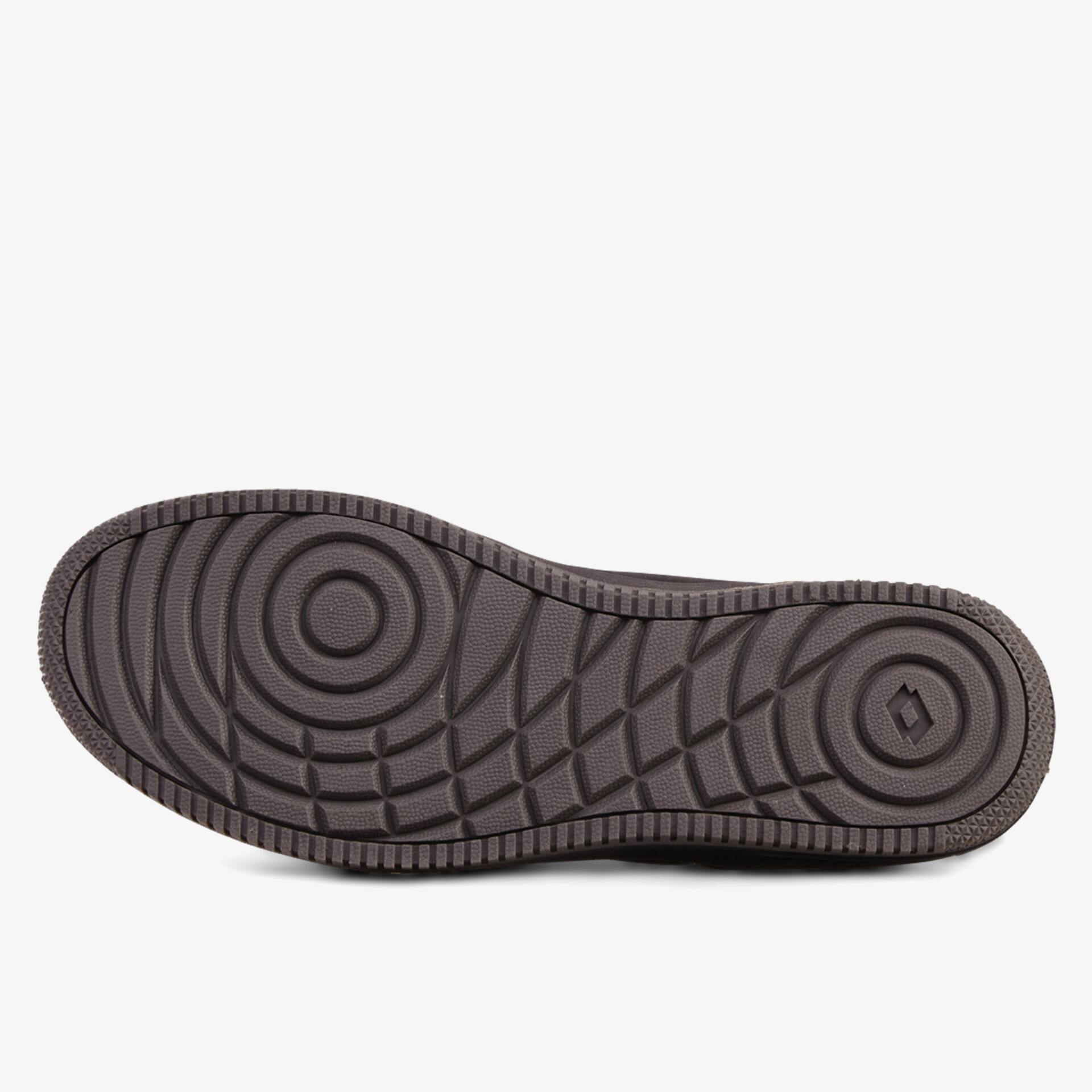 Robuste rutschfeste Schuhsohle mit markantem Profil für sicheren Halt und langlebigen Tragekomfort