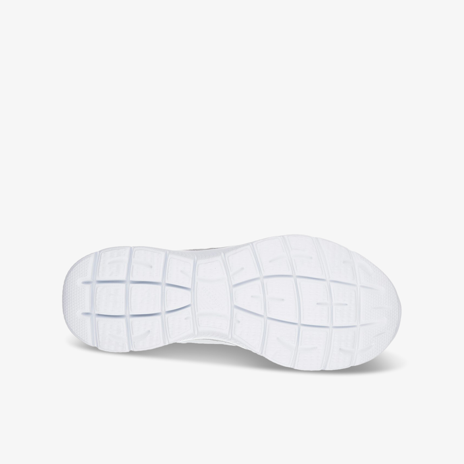 Weiße flexible und rutschfeste Schuhsohle mit profiliertem Muster für optimalen Komfort und Stabilität