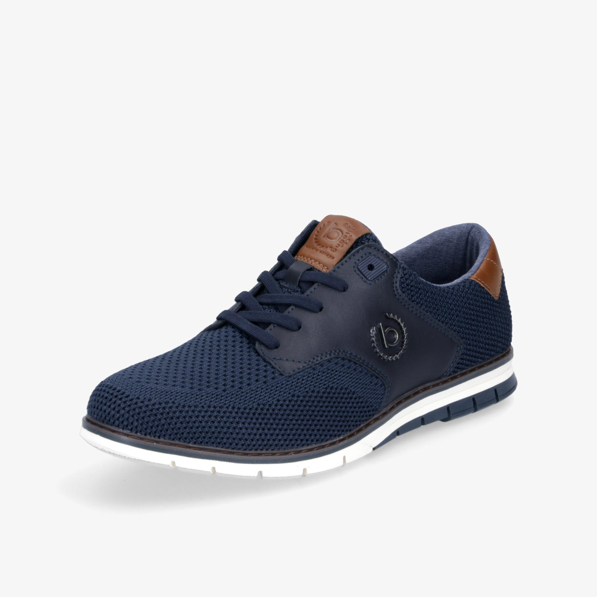 Marineblauer Sneaker aus atmungsaktivem Mesh mit bequemer Passform und flexibler, rutschfester Sohle