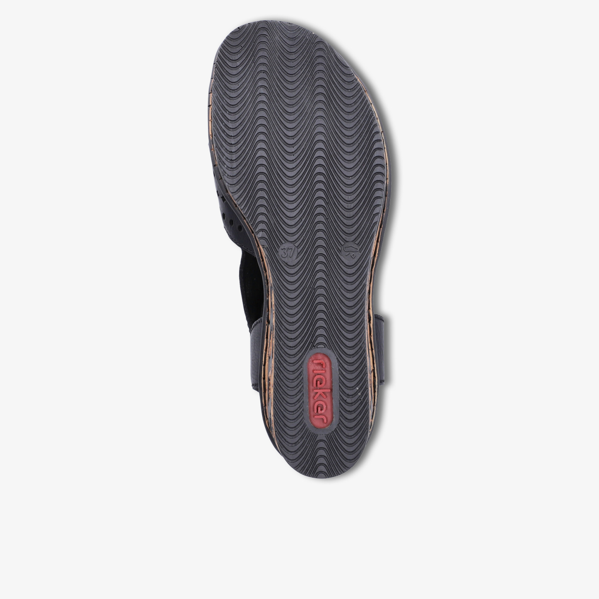 Rutschfeste, strapazierfähige Schuhsohle mit robustem Profil für sicheren Halt und hohen Komfort