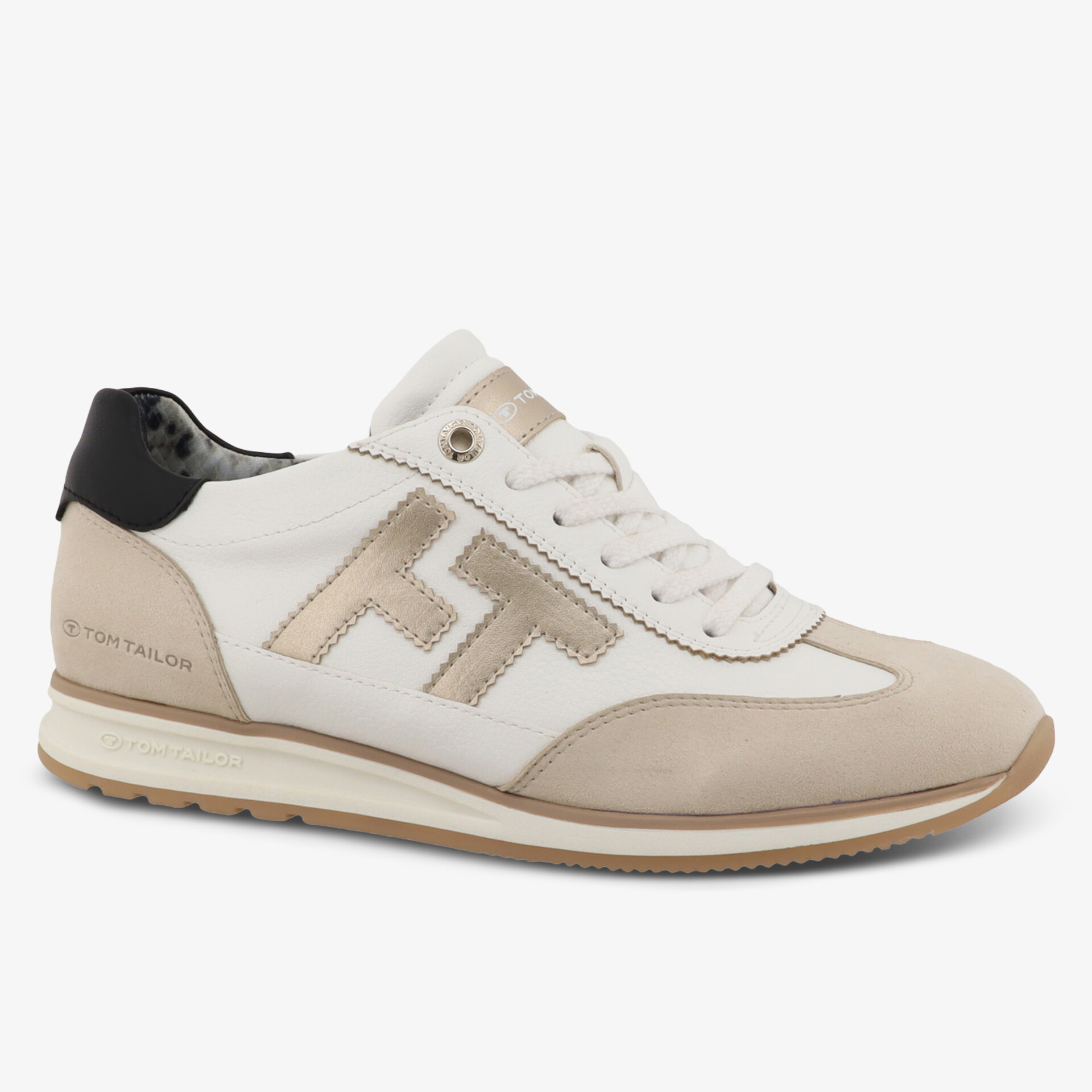 seitlich sichtbarer stylischer Sneaker mit bequemer Passform und hochwertiger Materialmischung