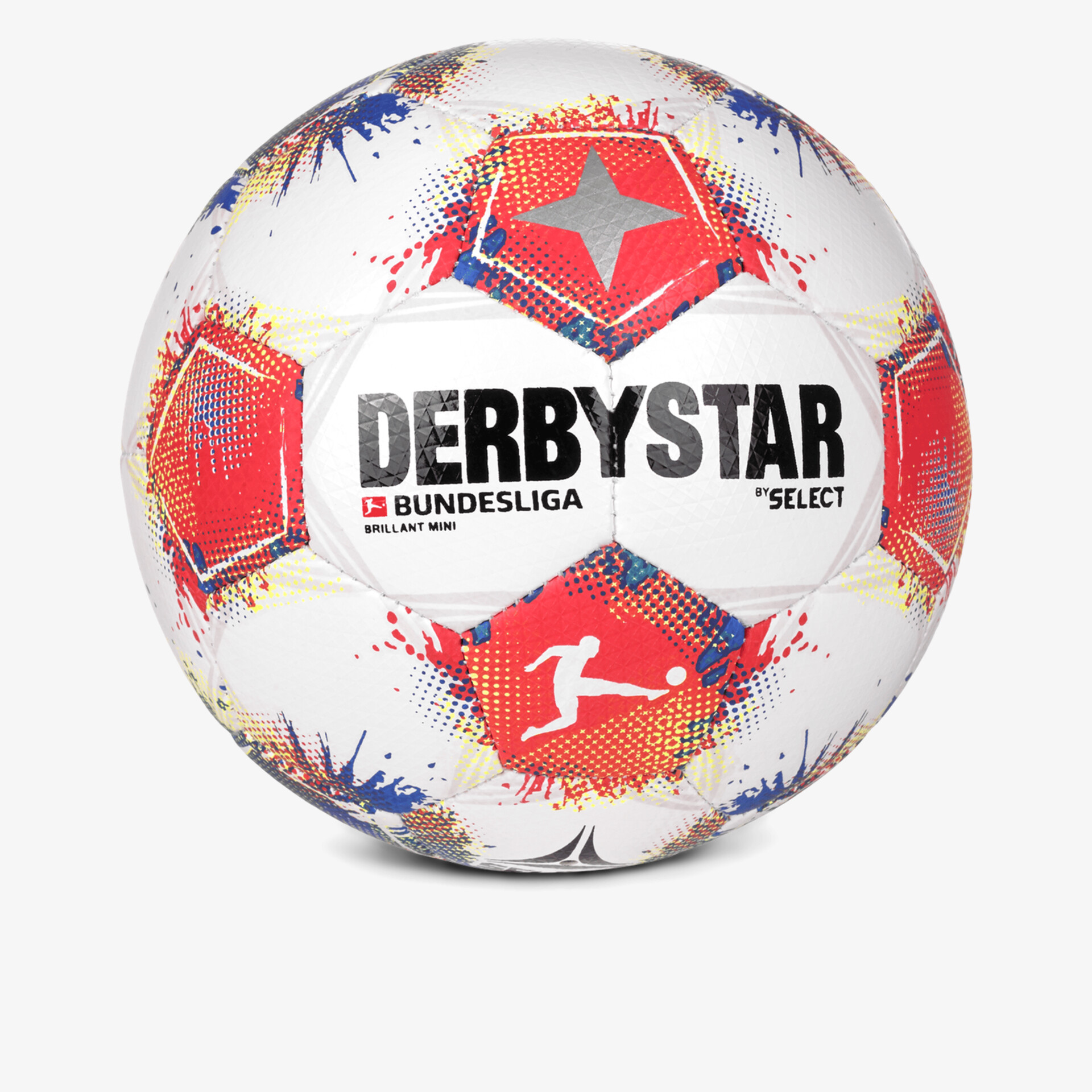Hochwertiger Bundesliga DERBYSTAR Fußball mit griffiger Oberfläche und langlebigem Design