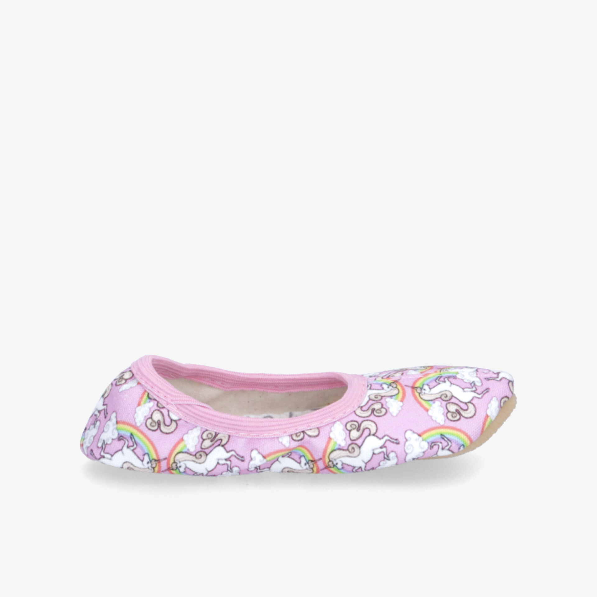 Bequeme Hausschuhe mit buntem Einhornmuster für stilvollen Komfort im Alltag.