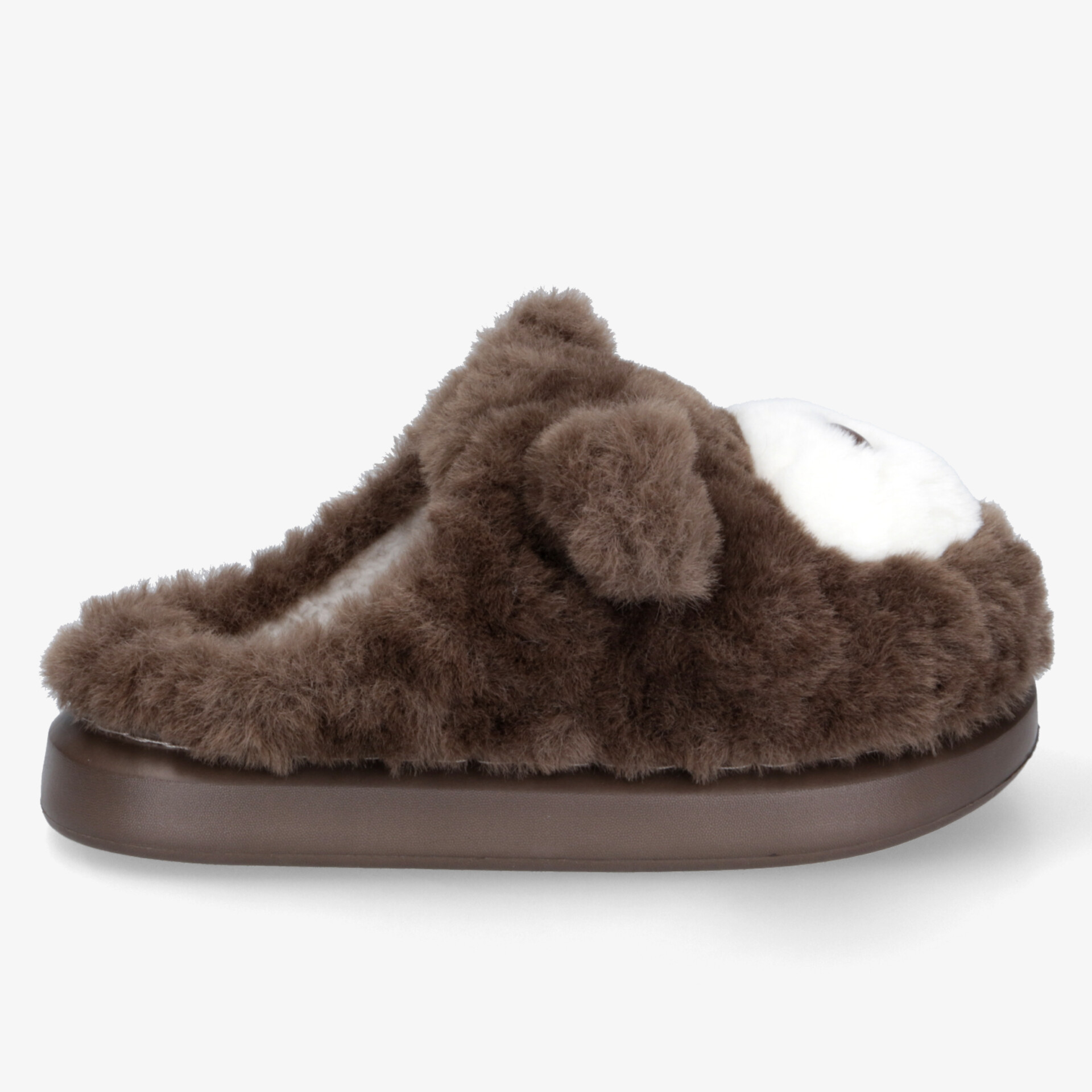 Kuscheliger Hausschuh mit weichem, warmem Fell und bequemer gepolsterter Sohle für optimalen Tragekomfort