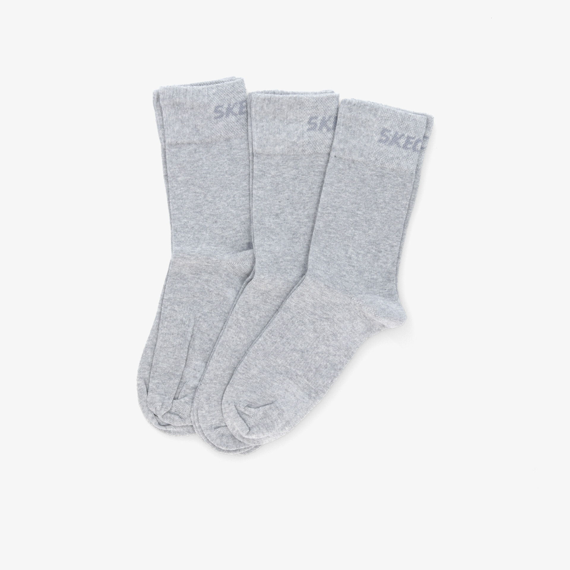 3er Pack graue Socken mit weichem Material und bequemer Passform für optimalen Tragekomfort im Alltag