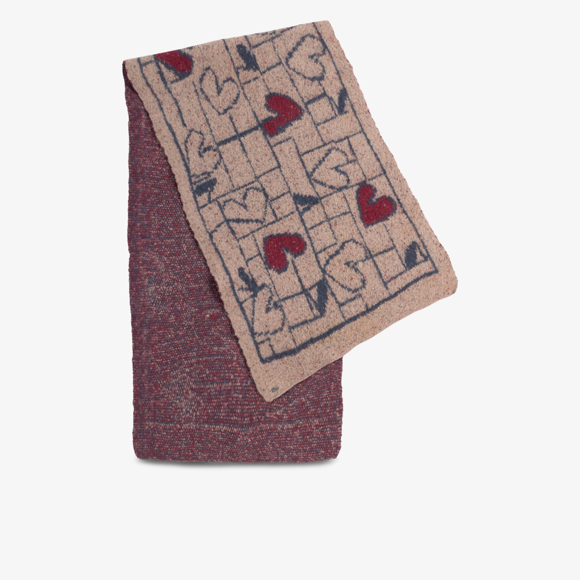 Kuscheliges, weich strukturiertes Tuch mit dekorativem Muster für angenehme Wärme und stilvollen Look