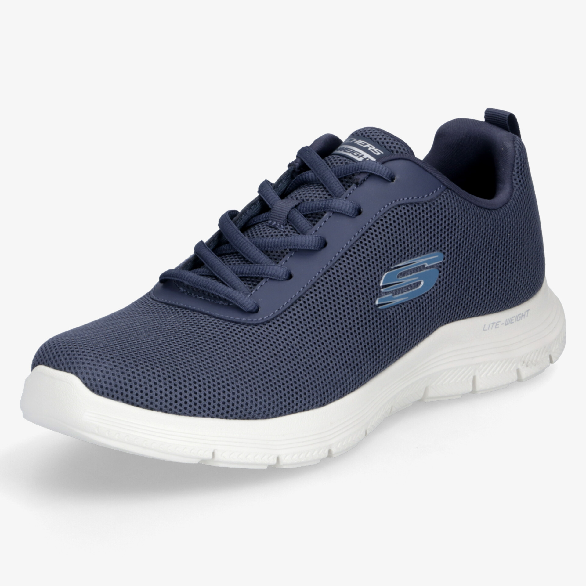 Blauer sportlicher Schuh mit atmungsaktivem Material, bequemem Design und leichter, flexibler Sohle