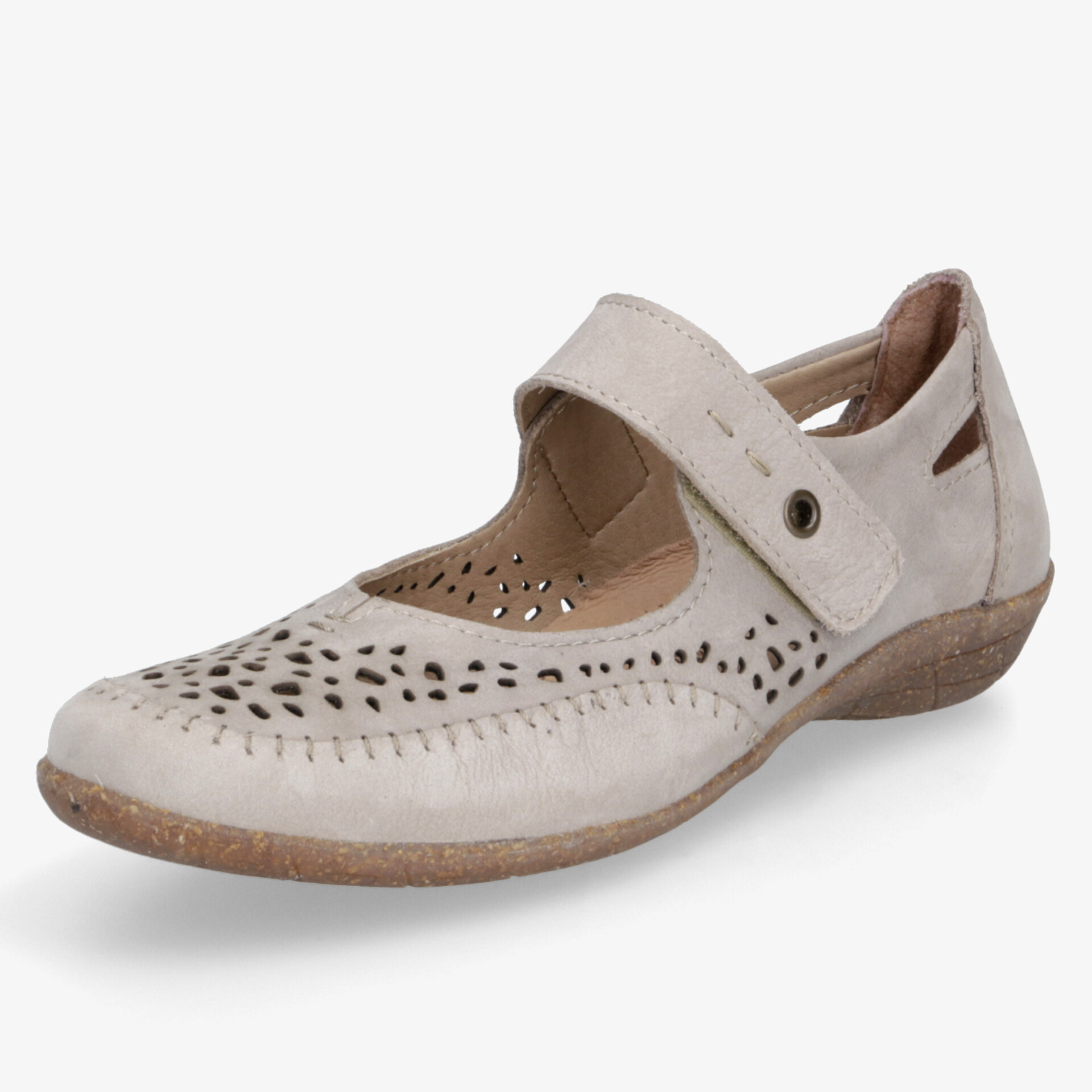 Leichter, bequemer Sommer-Sportschuh in Beige mit weichem Material und rutschfester Sohle
