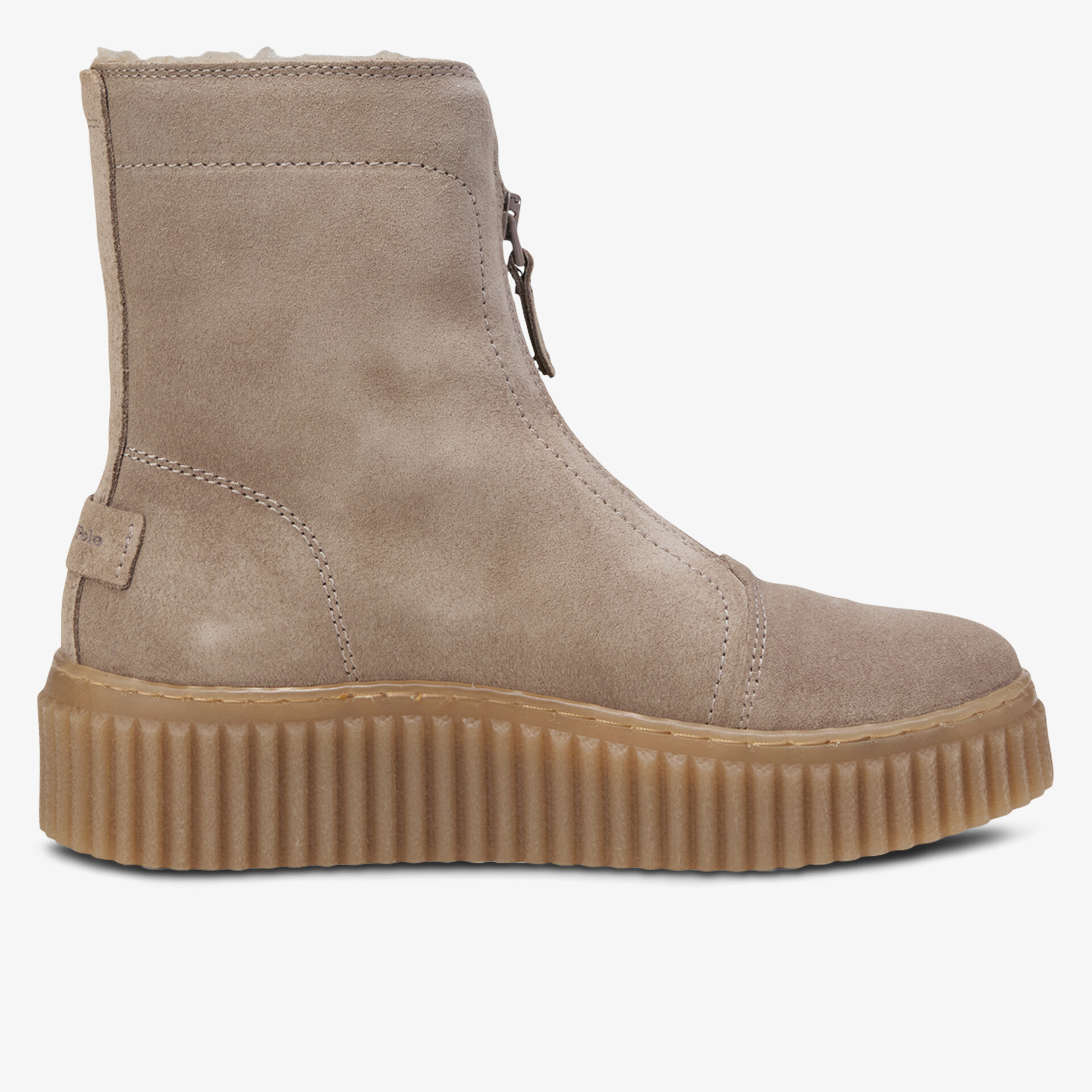 Bequemer Stiefel mit robustem Profil und praktischem seitlichem Reißverschluss für einfachen Einstieg und perfekten Sitz