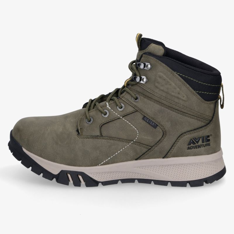 Robuster Outdoor Wanderschuh mit wasserabweisendem Material und rutschfester Profilsohle, komfortabel gepolstert