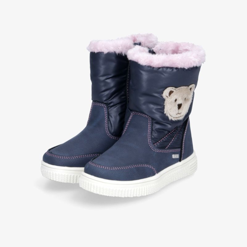 Warmer Winterstiefel mit weichem Teddy-Motiv und rutschfester Sohle für optimalen Komfort und Schutz