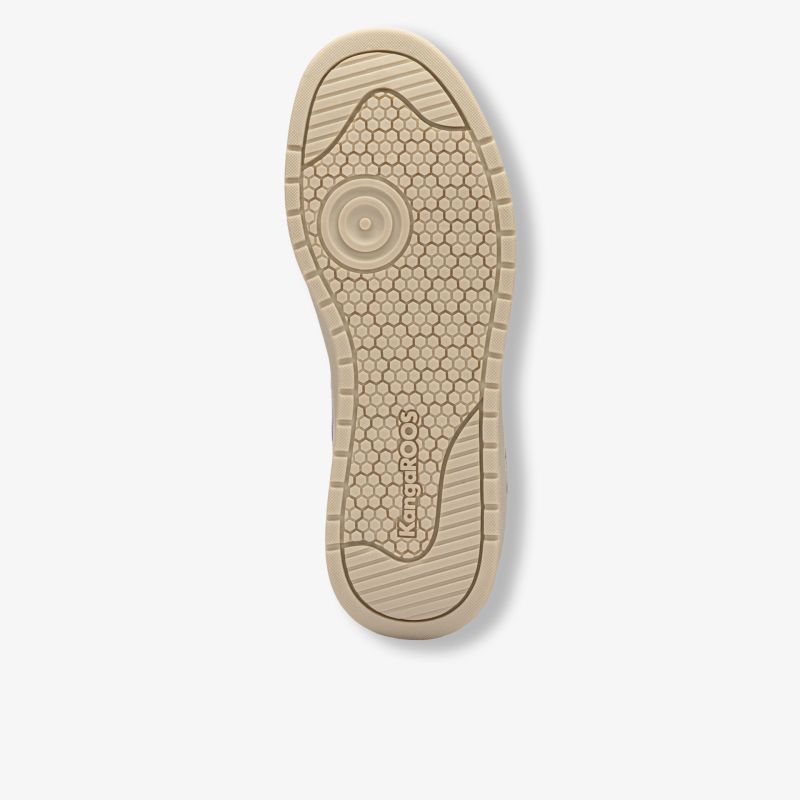 Robuste Schuhsohle mit rutschfester, strukturierter Profilfläche für optimalen Halt und Flexibilität