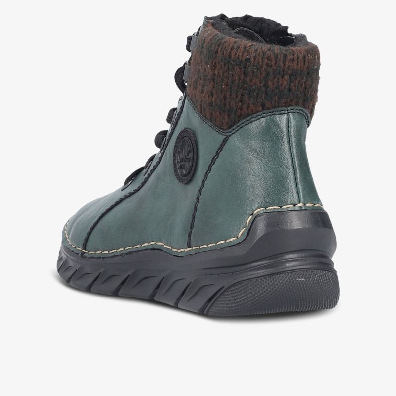 Robuster Schuh mit bequemem Schaft und rutschfester Sohle, ideal für lange Tragezeiten