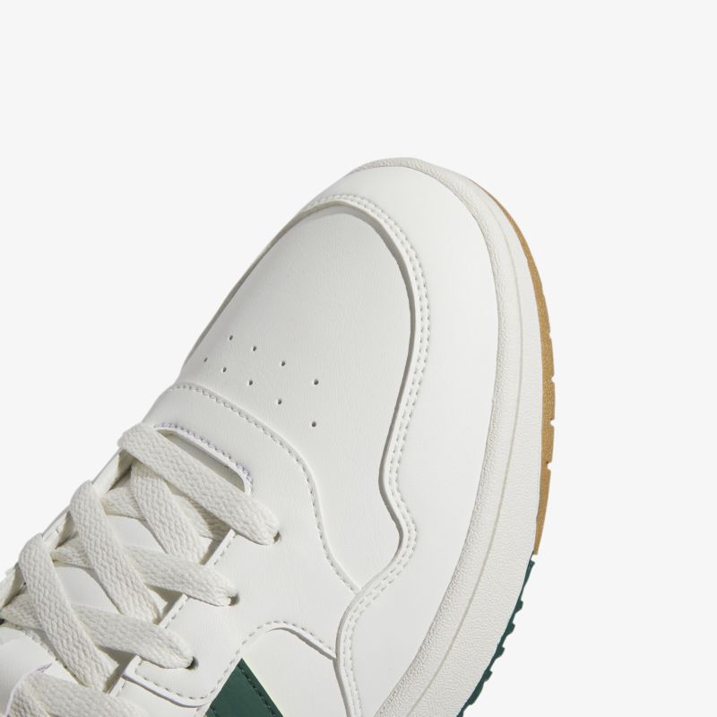 Moderner weißer Sneaker in Lederoptik mit stylischem Design und bequemer Passform.