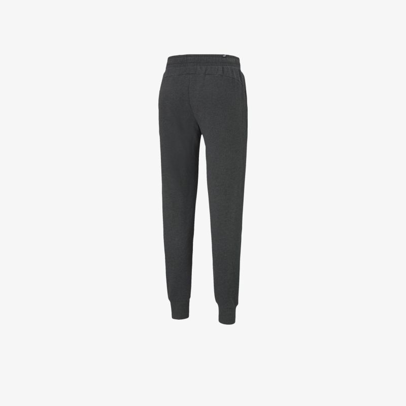 Schwarze Jogginghose mit elastischem Bund und engem Saum, Rückenansicht, sportlich und bequem