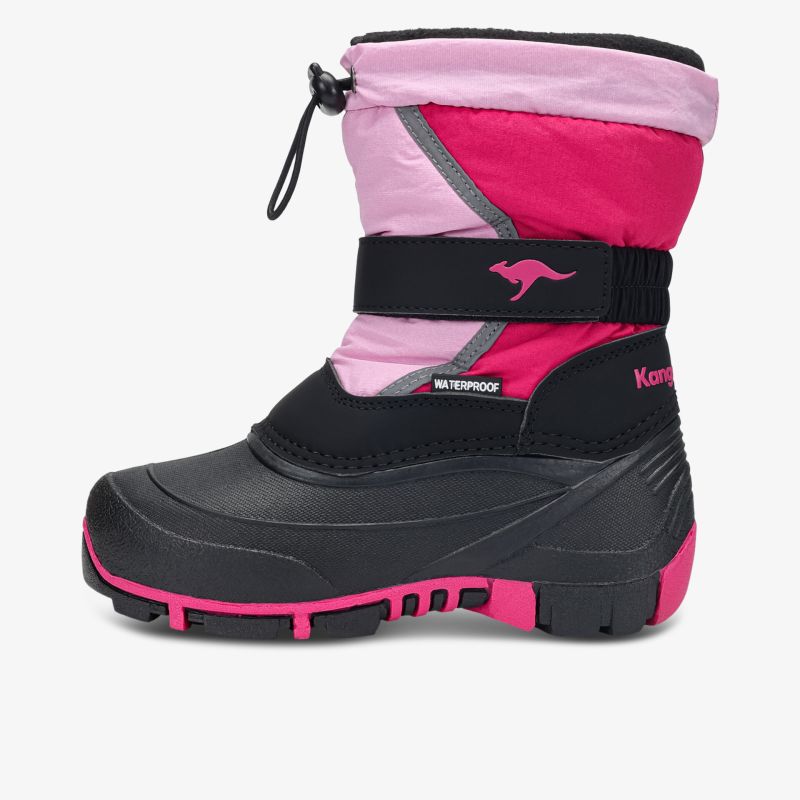 Wasserfester Winterstiefel mit warmer Isolierung und robuster, rutschfester Sohle für sicheren Halt