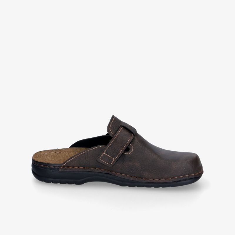 Komfortabler Freizeitschuh aus hochwertigem Leder mit verstellbarem Riemen und gepolsterter Innensohle