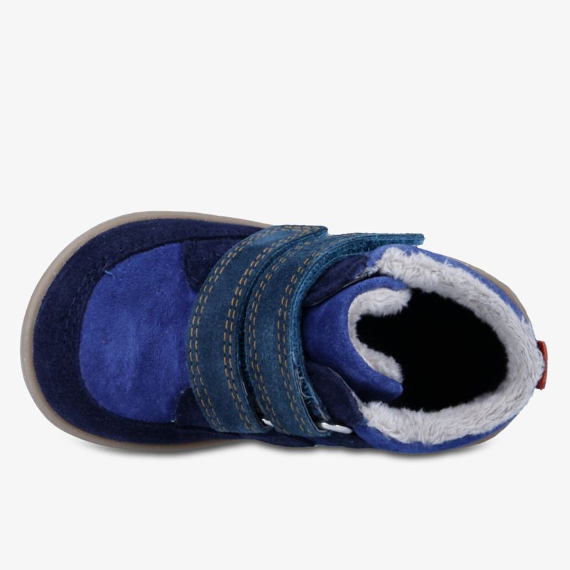 Bequemer Kinderschuh mit weichem, warmem Futter und praktischem Klettverschluss für sicheren Halt