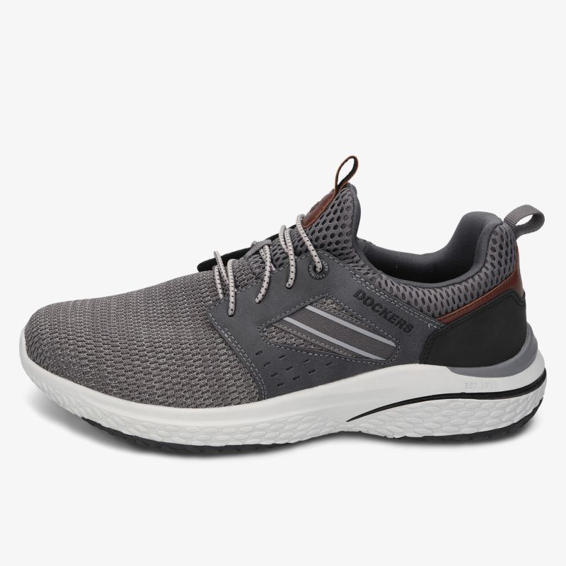 Leichter, atmungsaktiver Sportschuh mit gepolstertem Einstieg und rutschfester Sohle, ideal für Komfort