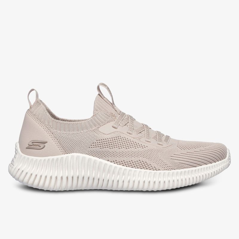 Bequemer und atmungsaktiver Sneaker mit leichter Strick-Optik und rutschfester Sohle.