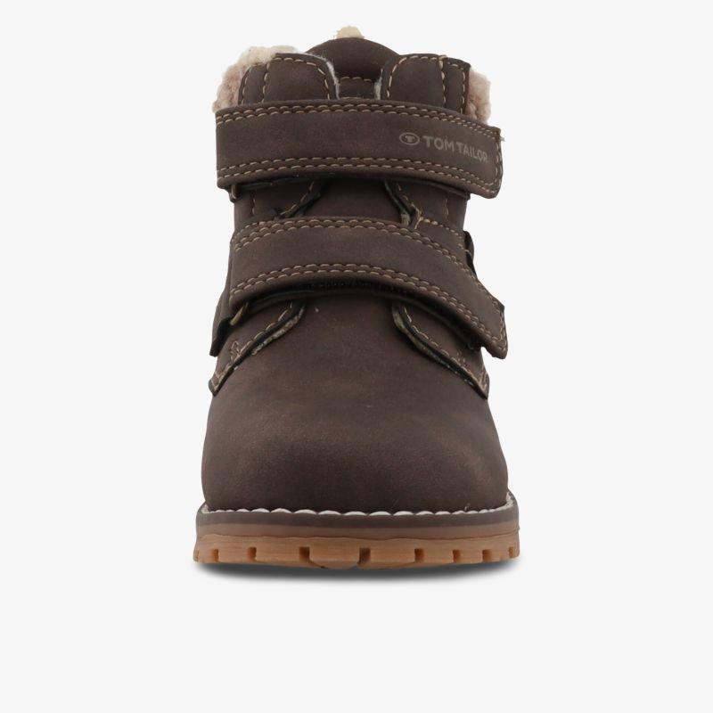 Robuster Kinderstiefel mit warmer Fütterung und verstellbaren Klettverschlüssen für sicheren Halt