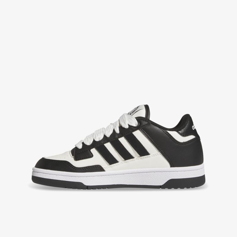 Schwarz-weißer Sneaker mit klarer Seitenansicht, sportlich und komfortabel für vielseitige Nutzung