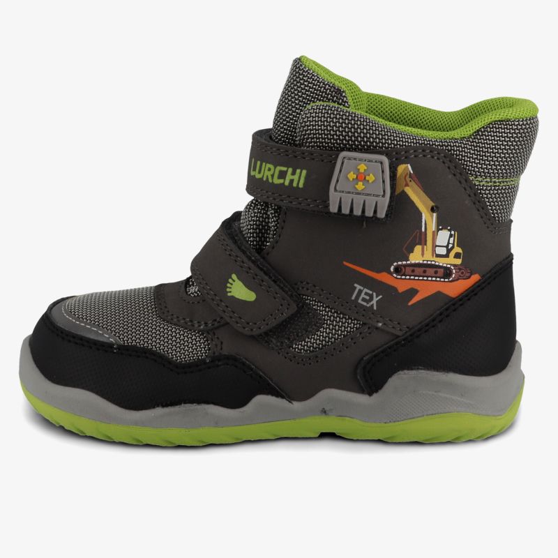 Warmer Kinderstiefel mit robustem Material, rutschfester Sohle und bequemer Passform mit Klettverschlüssen