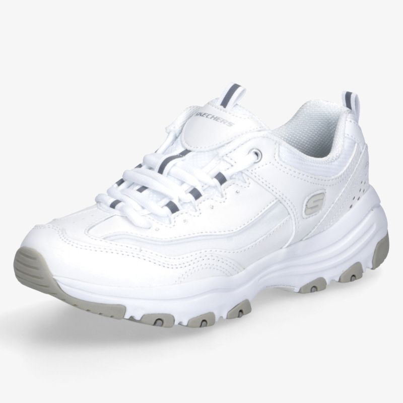 Moderner weißer Sneaker mit robuster Sohle und gepolstertem Schaft für hohen Komfort und optimale Stabilität