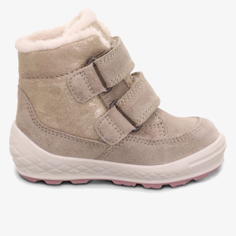 Warmer Winterstiefel mit weichem Innenfutter und sicherem doppeltem Klettverschluss für guten Halt