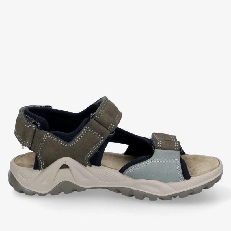 Bequeme Outdoor-Sandale mit verstellbaren Klettverschlüssen und rutschfester Sohle für sicheren Halt