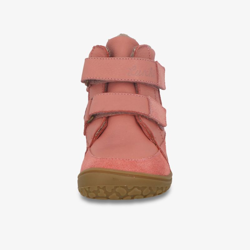 Robuster Schuh mit zwei Klettverschlüssen und rutschfester Sohle, kompakt und bequem