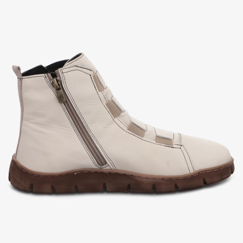 Leichte Stiefelette mit seitlichem Reißverschluss und flexibler Sohle für hohen Tragekomfort