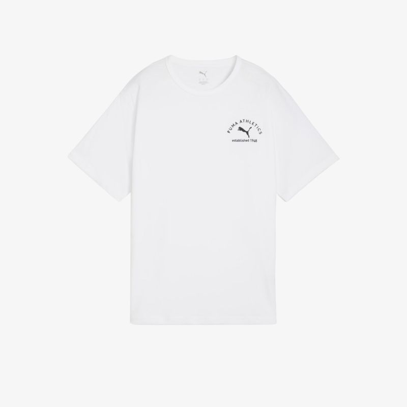 Weißes klassisches T-Shirt mit kurzärmeligem Schnitt und angenehmem Tragekomfort auf neutralem Hintergrund