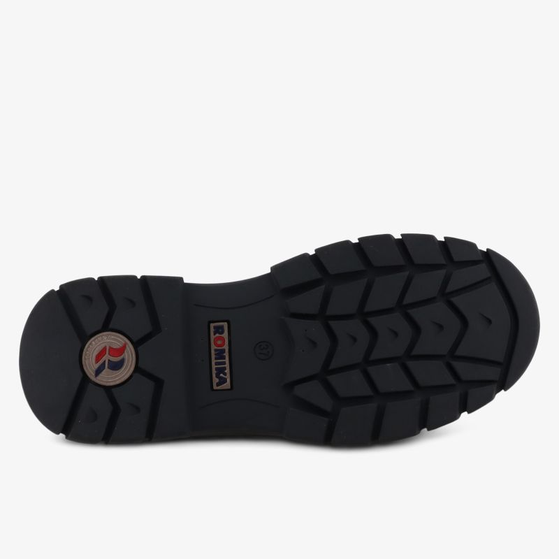 Robuste, profilierte Laufsohle mit rutschfestem Design für stabilen Halt und hohe Langlebigkeit