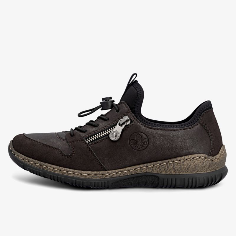 Leichter und komfortabler Schuh mit Reißverschluss, flexibler Sohle und sportlichem Design für den Alltag