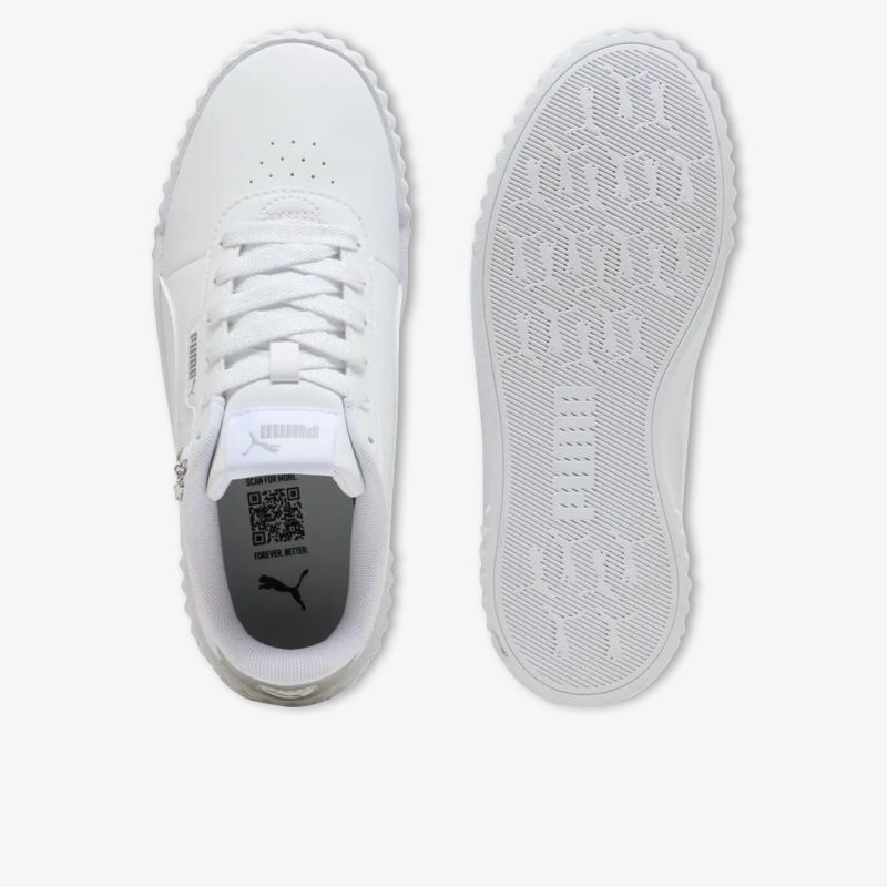 Weiße Puma Sneaker mit langlebiger, rutschfester Sohle und atmungsaktivem Obermaterial