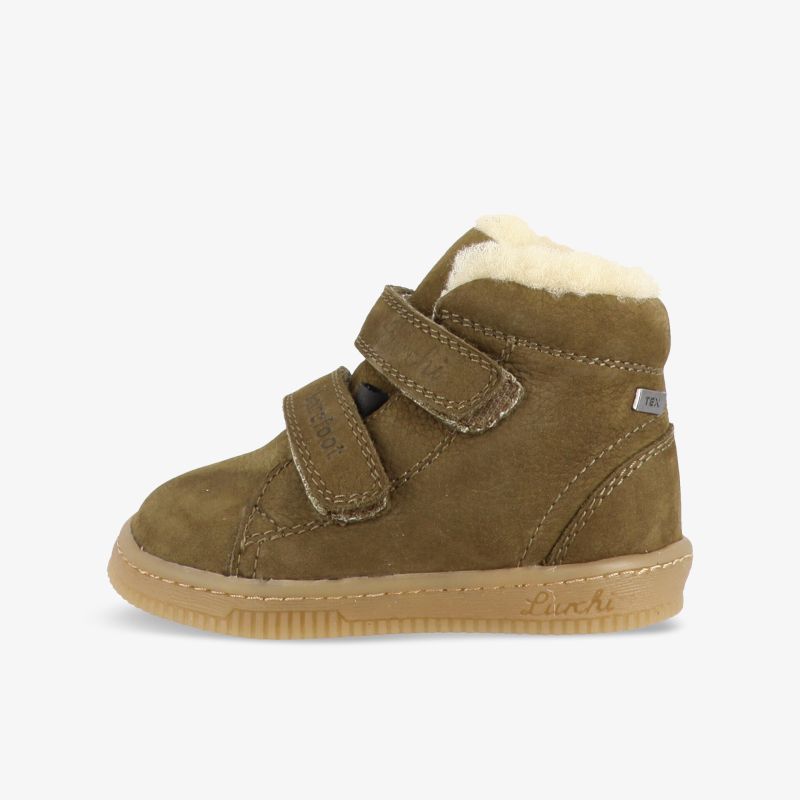 Warmer Winterstiefel mit weichem Fellfutter, klettverschluss und rutschfester Sohle für hohen Tragekomfort